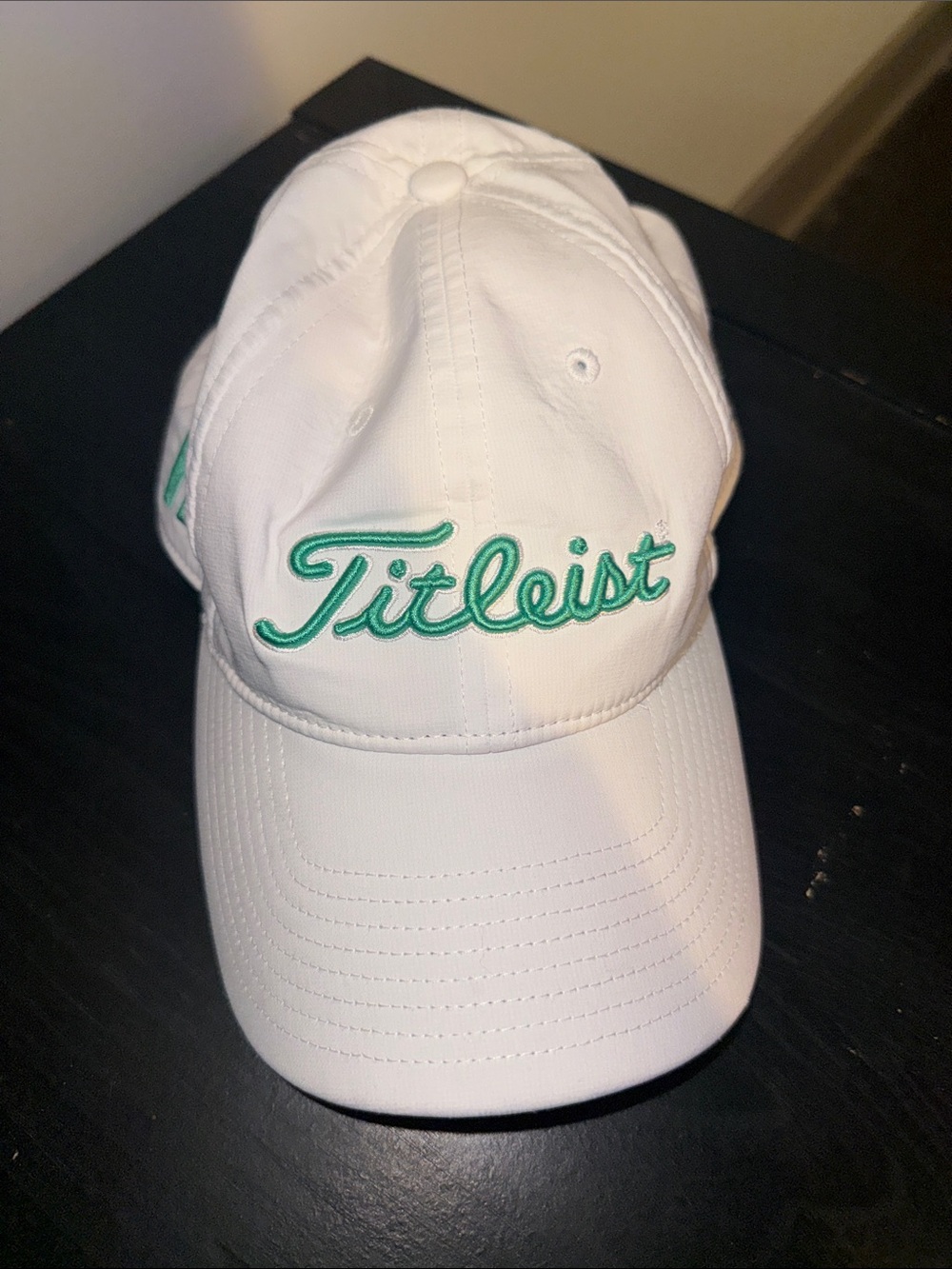 Titleist White Cap with  Script Logo